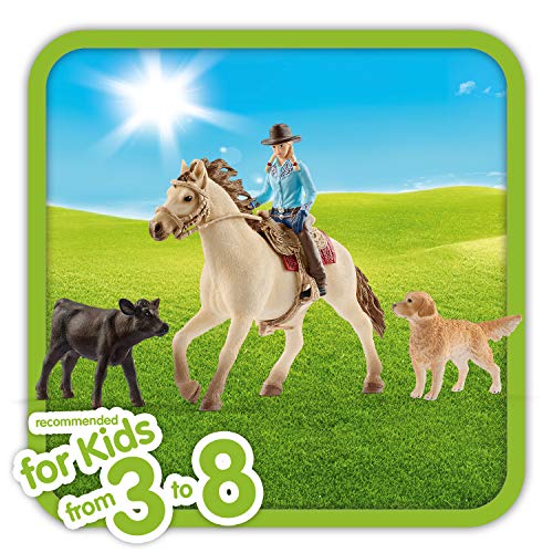 Schleich 42419 Farm World Spielset - Westernreiten, Spielzeug ab 3 Jahren & 42483 Farm World Spielset - Pony Slalom… – Bild 5