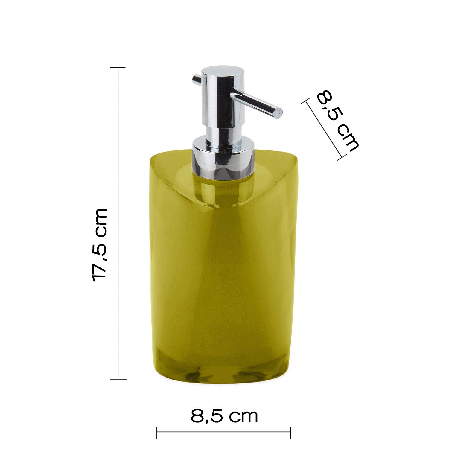 Set Bagno GEDY Iceberg 3 Pezzi Blu - Portasapone, Dispenser E Portaspazzolini In Resina - Foto 6