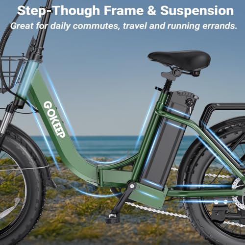 1300W/1800W Folding Electric Bike for Adults, 75-86 Miles