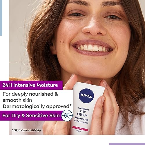 Gesichtspflege von Nivea Visage Rich-Gesichtsmilch (Dry / Sensitive) SPF15 50ml – Ansicht 2