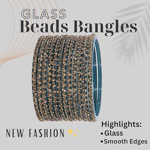 Indian Glass Bangle Set for Wedding/Anniversary/Party