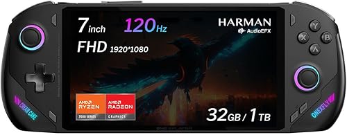 1 ONE-NETBOOK ONEXFLY - Bisel ultrafino de 7 pulgadas, pantalla de 120 Hz, UMPC portátil 1920 x 1080 IPS Windows11 portátil bolsillo juego tableta disponible en Yaxa Venezuela