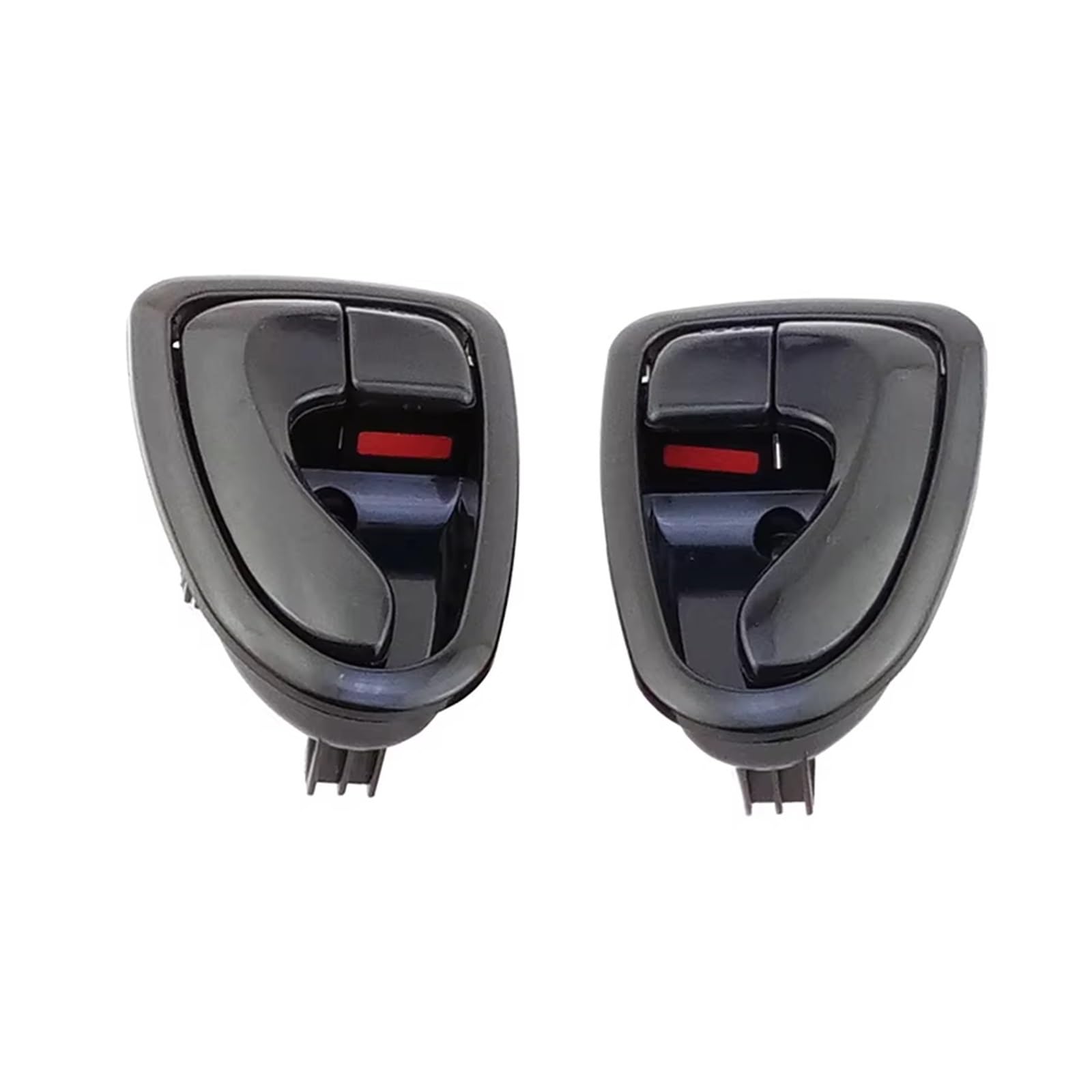 Zhannuobhd 2Pcs Left And Right For Hyundai For Accent 2000 2001 2002 2003 2004 2005 2006 Front Rear Left Right Car Interior Door Handle 82610-25000 82620-25000 Car Side Plated Interior Door Handle(2Pcs Left And Right)