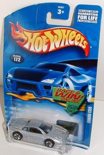 Hot Wheels Ferrari F355 Silver collector no.172 2002
