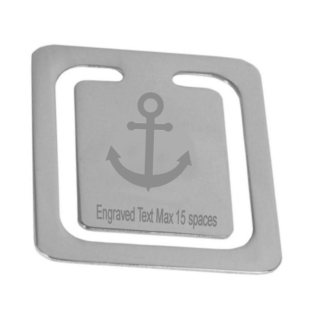 Signet marine avec ancre pour ne plus perdre sa page de livre