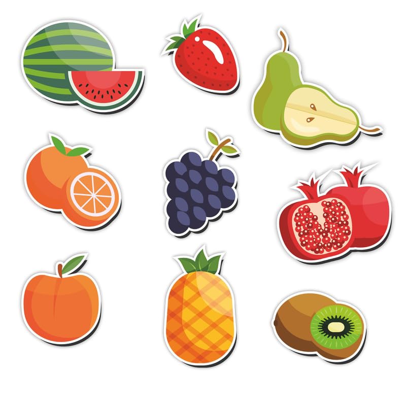 SAF paintings Fruits Theme MDF Wooden Set of 9 Fridge and Door Magnets |Home Decor Item | Kitchen Decor Item |FM-9p-15 (B0CJM27ZWR) Amazon Price History, Amazon Price Tracker