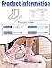 Anlisim Girls Socks Cute Animal Pattern Cartoon Novelty Fashion Soft Crew Cotton Socks 6 pairs (Colorful Rabbit,5-8 Years)