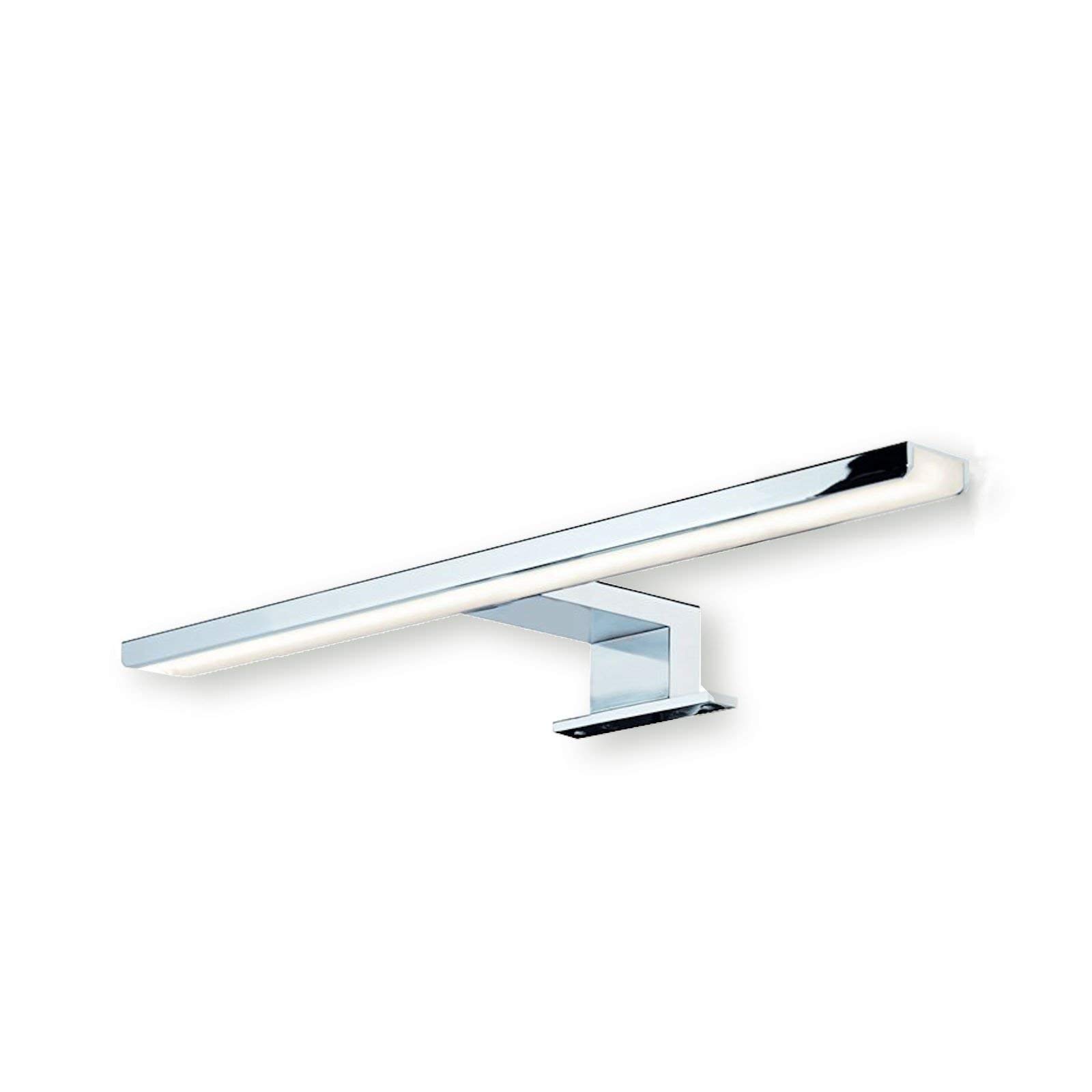 SOTECH LED Lámpara 300mm Espejo Baño „Aalto“ Aluminio Acero Cromo pulido
