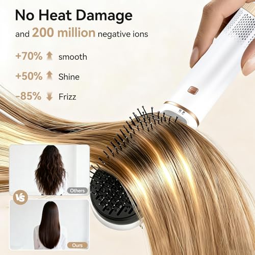 Image of Blow Dryer Brush 5 in 1: Ionic Hot Air Styler Hair Dryer Brush Blow Dryer Set for Curling Volumizing Straightening Styling