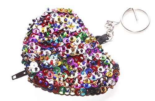 FreshFunkyFashion Glamorous Affair - Monedero con Cierre de Cremallera y Llavero Cromado (Zx298)