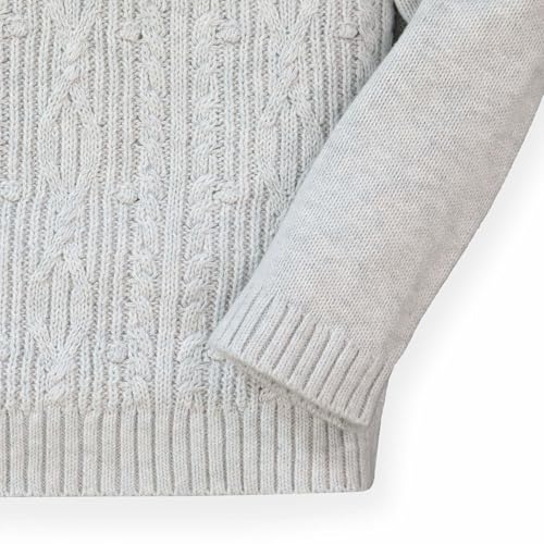 Image of Hope & Henry Girls Cable Front Pullover Sweater
