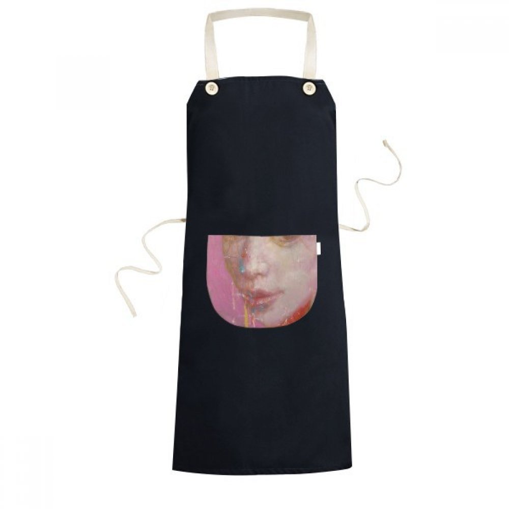 Tablier cuisine noir 70cm x 67cm idéal pour repas de famille