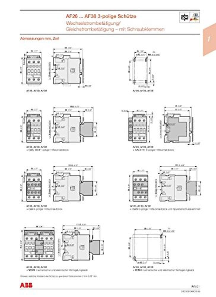 ABB componente di manovra codice 1SBL177001R1110