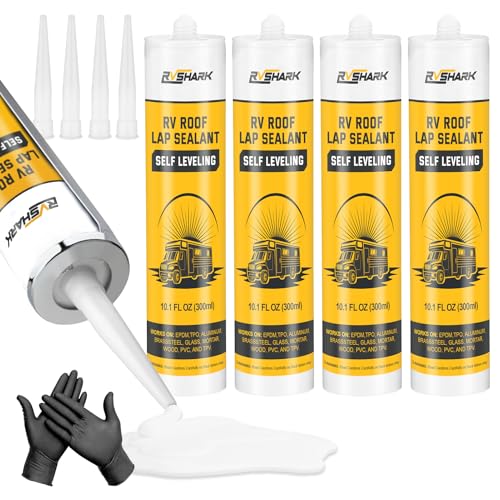 RVshark 4 Pack 30S Self Leveling Sealant