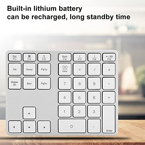 Teclado numérico Bluetooth de aluminio de alta gama para profesionales 7