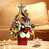 ミニクリスマスツリー 45cm-60CMクリスマスツリー 卓上 ミニクリスマスツリー 電飾つき 装飾LEDライト かわいい クリスマスグッズ 部屋 商店 プレゼント