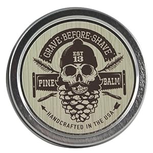 Grave Before Shave™ Pine Scent Beard Balm (Pine/Cedar wood scent) (2 oz.)