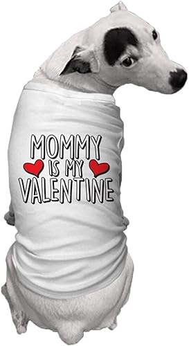 Miniatura 8 de Tcombo Mommy is My Valentine - Camisa para perro (rojo, talla S)
