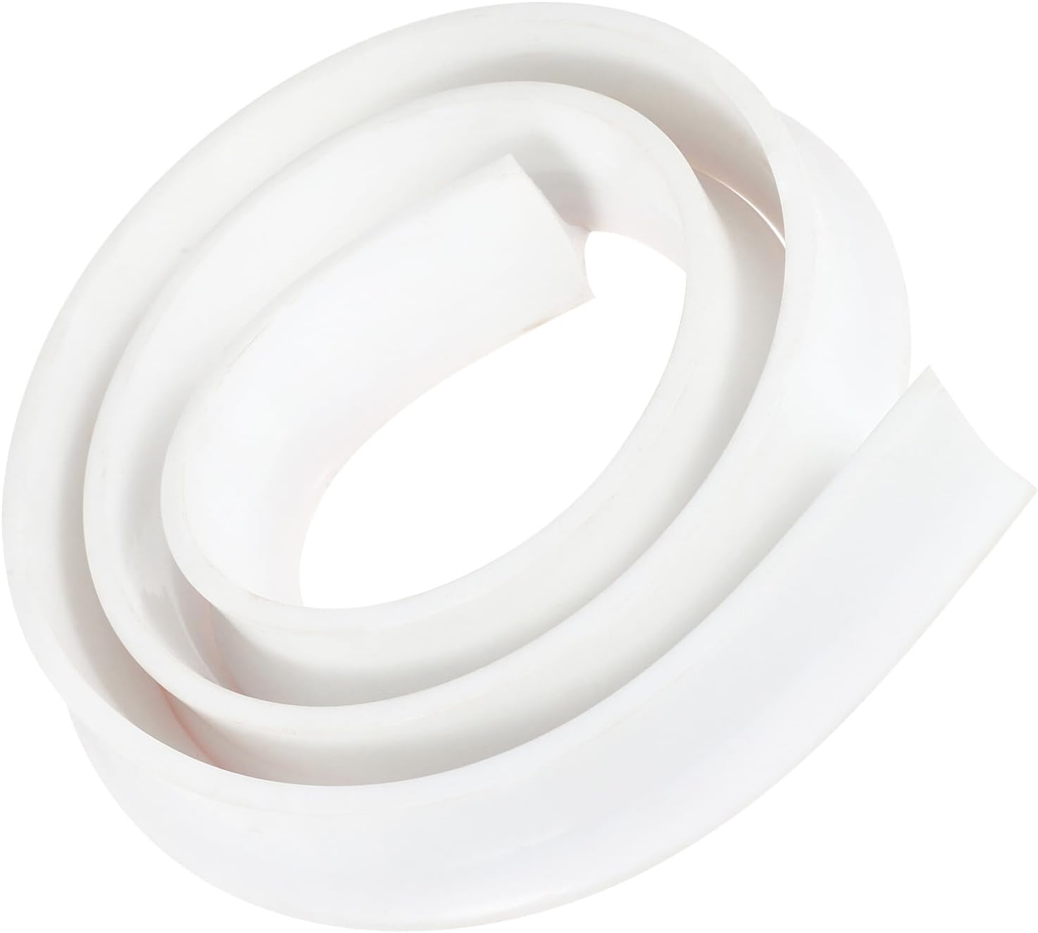 Flexible Silicone Water Barrier Strip 3 Meter White Waterproof Shower Threshold Dam Splash Guard for Bathroom Sink Bathtub Edge Protector