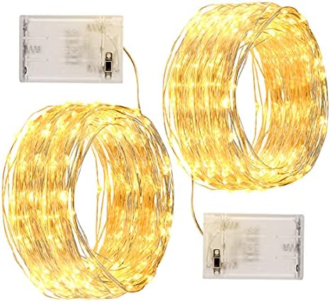 WALCHO Lucine Led Batteria, Catena Luminosa [12M * 2 Pezzi] Luci Led A - Foto 2