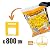 Tile Leveling System 1/16" - Professional and DIY - Includes 800-Pieces Tile Leveling Clips for Secure Floor and Wall Setting - Easy to Use Tiling Installation Tools - (1,5 mm) - Only Clips