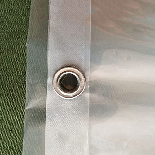 Lona resistente e impermeable transparente con ojales de PE para barcos y tiendas 3