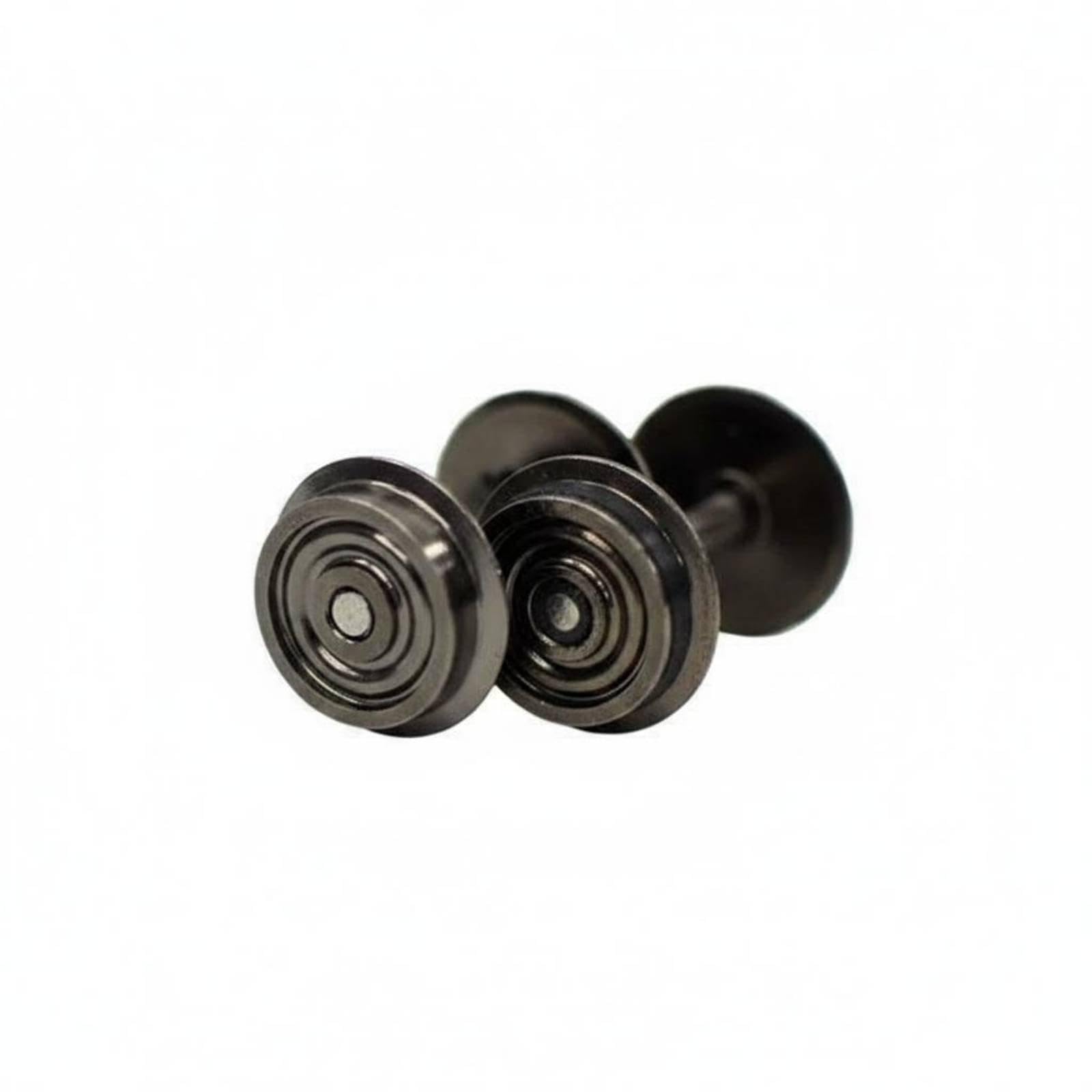 SECRET DESIRE HO Scale Metal Wheels Universal Replacement 1:87 Metal Wheel Smooth Rolling 1:87 Scale Train Wheels-image-12