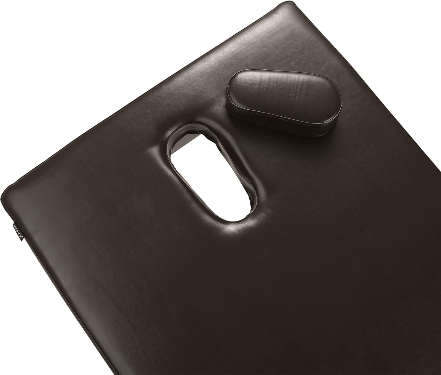 Master Massage - Lettino da massaggio portatile Supreme, 79 cm, color cioccolato, cuscino memory da 7,6 cm, con foro per il viso, pacchetto completo di lettino per massaggi