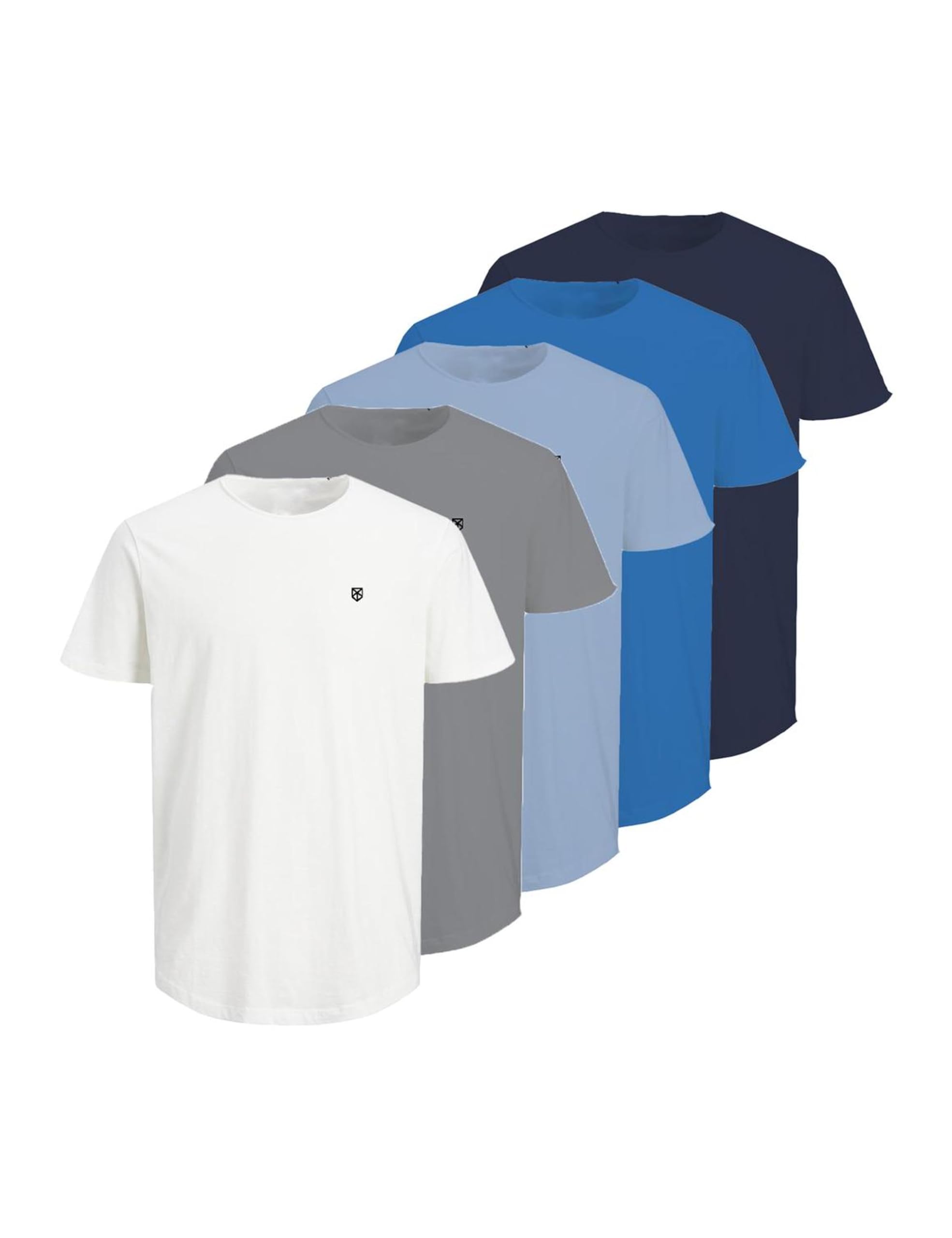 JACK & JONES Jprblabrody Tee Ss Crew Neck 5Pk Mp Noos