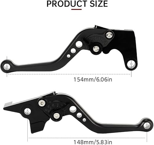 HZlailai Für Z750 2004-2006 2005 Kurze Kupplungshebel Bremse Einstellbare Griffhebel Motorzubehör Teile Motorrad TItanium