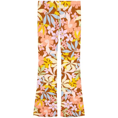 Image of Billabong Girls' Tell Me Elastic Waist Flared Pants, High-Waist, Pull-on Closure