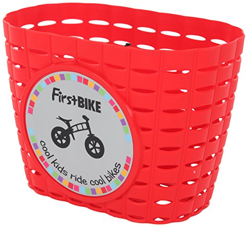 FirstBIKE - Canasta para Bicicleta, Color Rojo (FB_BR)
