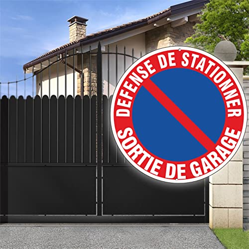 Panneau défense de stationner pour libérer votre sortie de garage