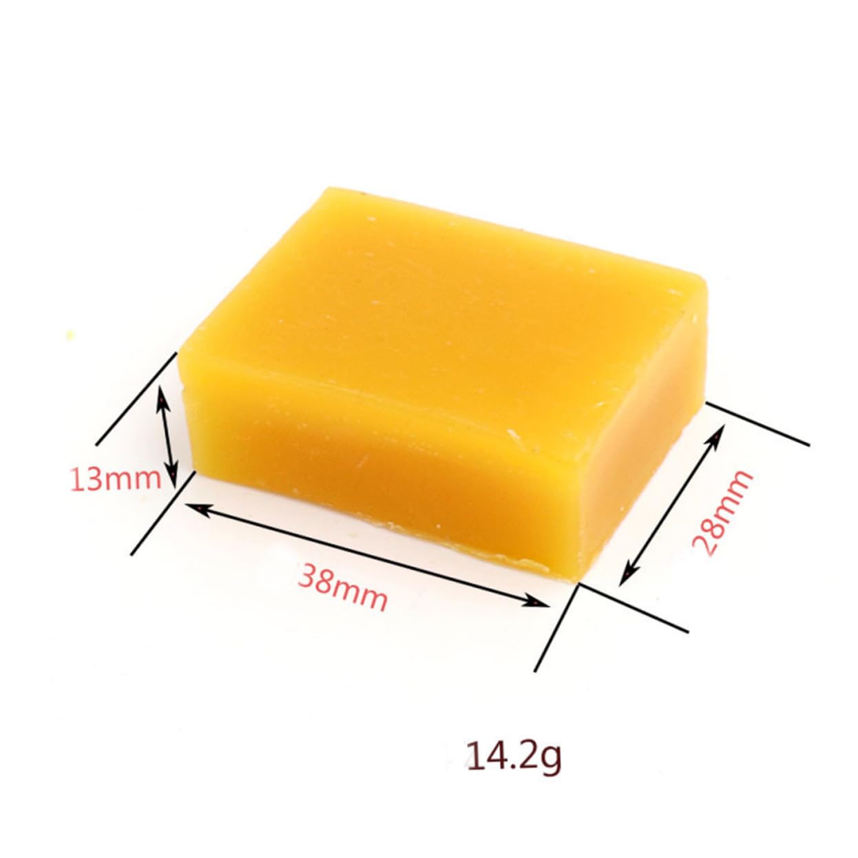 FRCOLOR 2PCS Natural Polishing Beeswax for Furniture Collectables Small Yellow Wax for Polishing Easy Application Non Greasy Finish for Jewelry Care