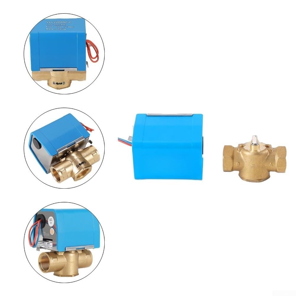 Válvula de bola de latón 1 pulgada sistema eléctrico HVAC(1 pulgada)