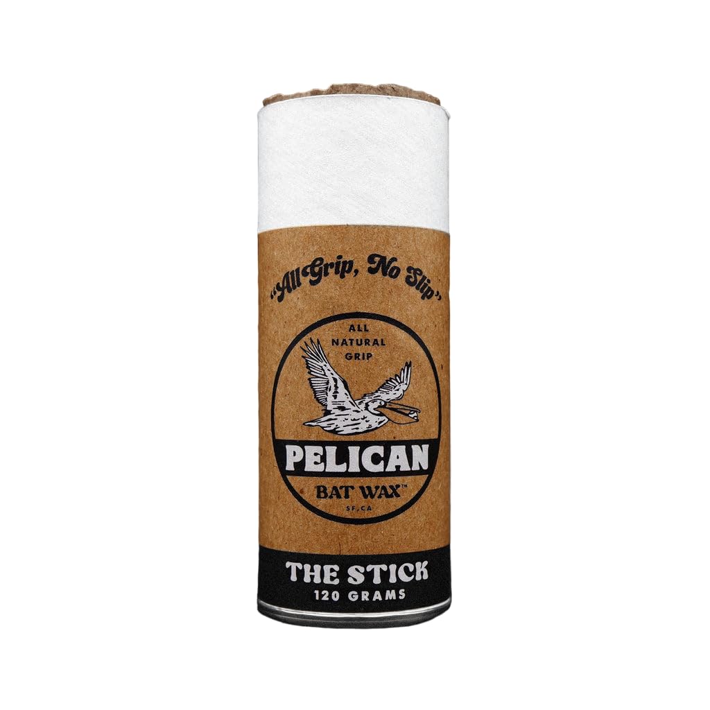 Pine Tar Baseball Stick Pelican Bat Wax Grip Enhancer For Baseball Softball (Brown)