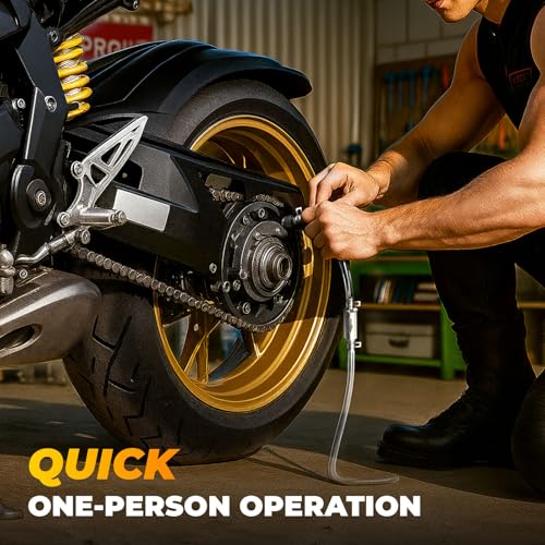 2 Pack Brake Bleeder Hose, Durable Brake Bleeder Kit with Aluminum One Way Check Valve and Soft Tube, Universal Brake Fluid Bleeding Tool for Car Motorcycle Bike Clutch