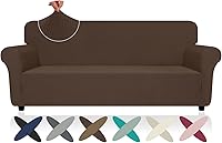 Vista 23 de ZNSAYOTX Funda de Sofá Súper Elástica para Sofá de Dos Plazas, Fundas de Sofá para Sala de Estar, Amigable con Perros y Mascotas, Protector