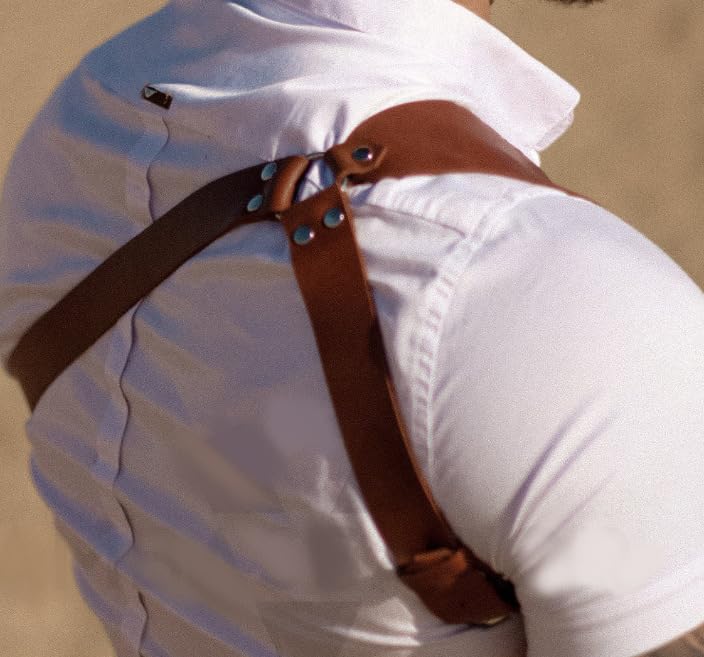 Fstrend Men Chest Harness Black Leather Shoulder Strap Belt Fashion Rave Body Accessory4