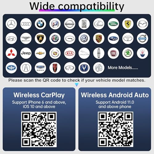 Image of ETZIN Multimedia Car Smart Box, Android 13.0, Carplay Ai Box, HDMI, LED, 4+32GB, 3-in-1 Wireless CarPlay /Android Auto Comes with Play Store, Streaming Video, Only for The Vehicle (EPL-1520WA)