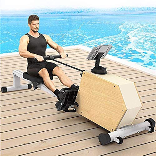 Image of Foldable Rowing Machines Adjustable Resistance Rowing Machine Home Rower Fitness Cardio Workout Weight Loss Mute Foldable