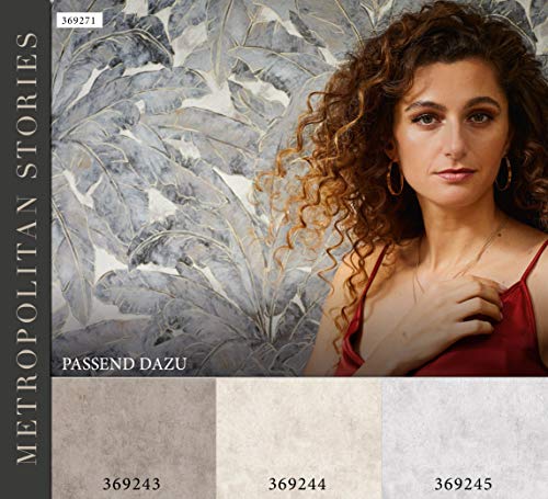 Livingwalls 369243 Metropolitan Stories Francesca Milano - Carta Da Parati In Tessuto Non Tessuto, Effetto Vintage, 10,05 M X 0,53 M, Colore: Beige - 6