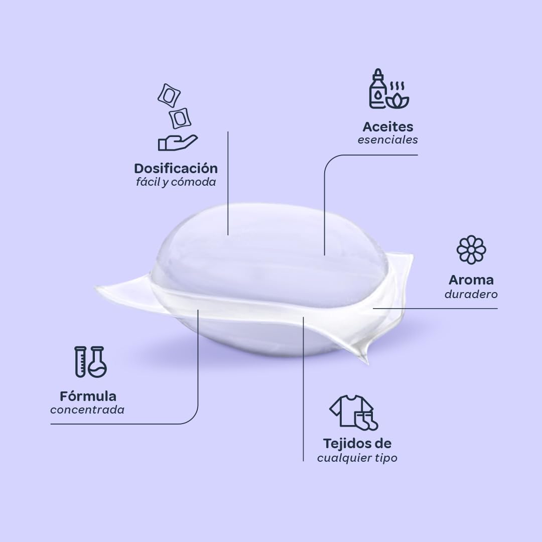 Pack Ahorro Flopp: Detergente Ecológico en Cápsulas (70 Lavados) + Perfume para la Ropa en Pastillas con Aceites Esenciales (92 Cápsulas) | Limpieza Sostenible y Fragancia Intensa Duradera