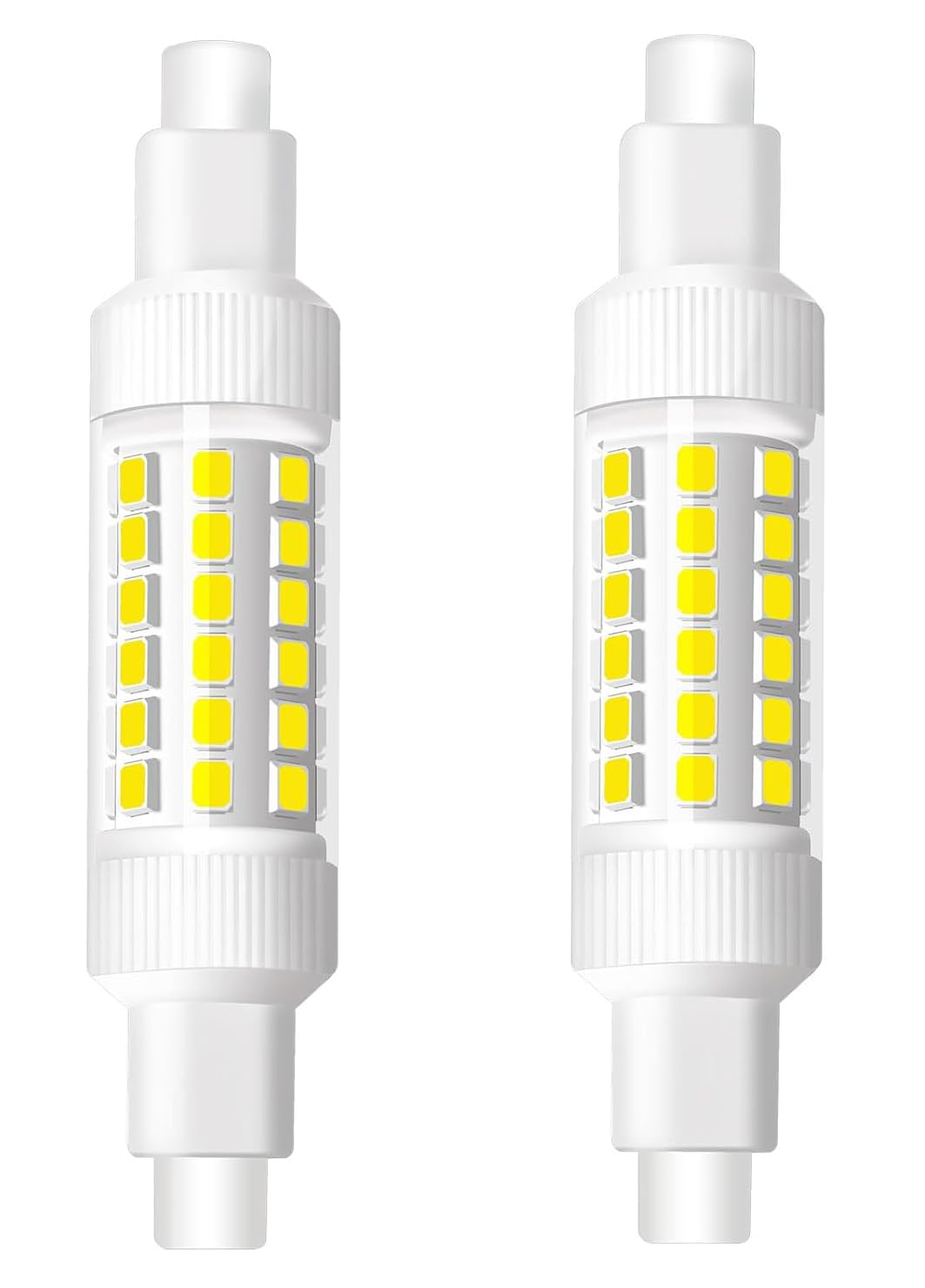 Aiwerttes 7W R7S LED 78mm Bulb Cold White 6000K Lamps 360°Beam AC220-240V,Non-Dimmable,Ceiling Lights for Landscape Floor Lamps(Pack of 2)