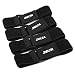 Zeltauto Elastic Hook and Loop Cable Tie Fastening Cable Strap Adjustable Magic Securing Cord Organizer (Black, 16 In, 4 Pcs)