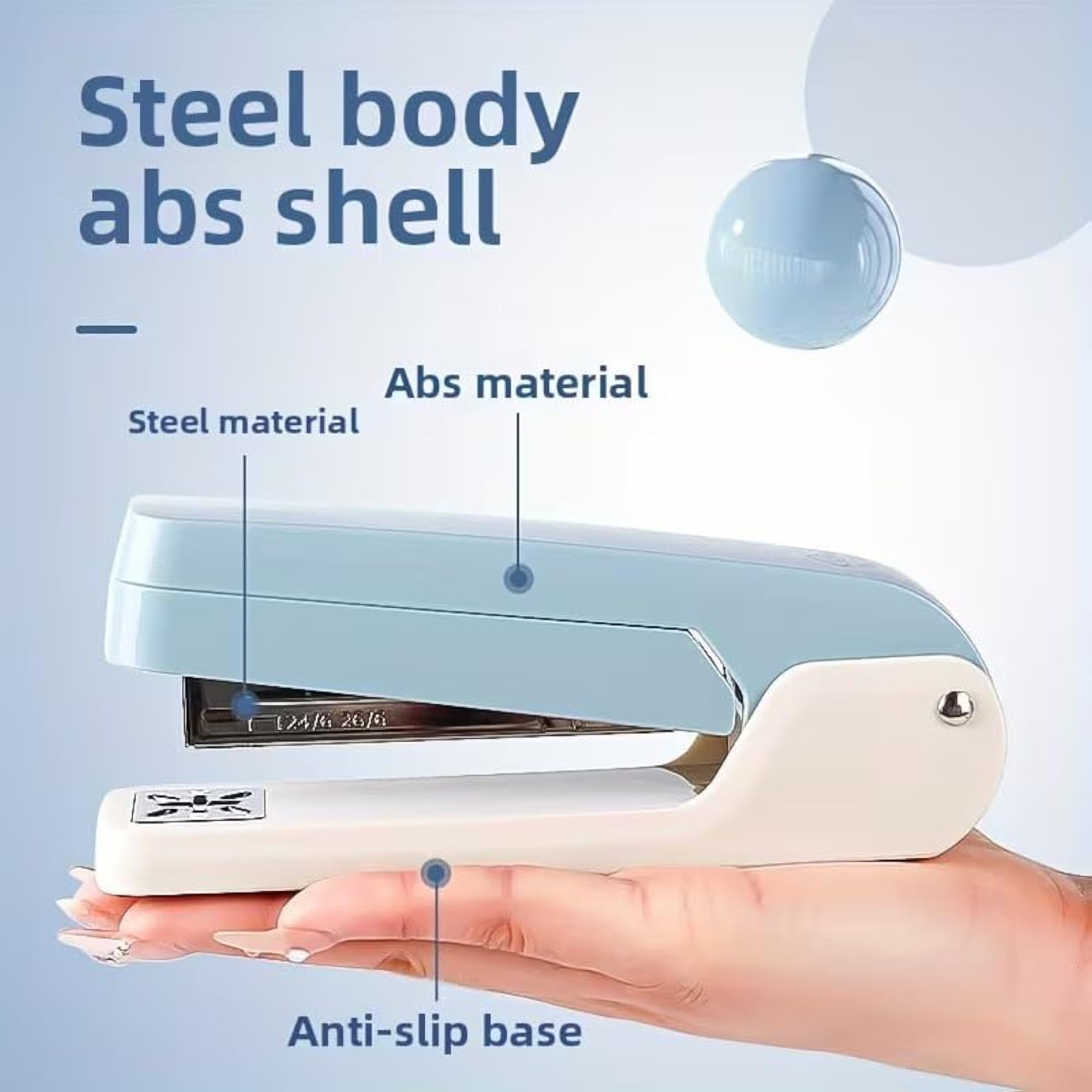 360 Rotatable Desk Stapler with 1000 Staples