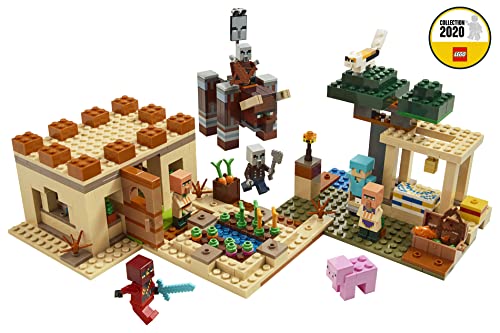 Image of LEGO Minecraft The Illager Raid 21160 Boys, Girls, Ages 8 and Up