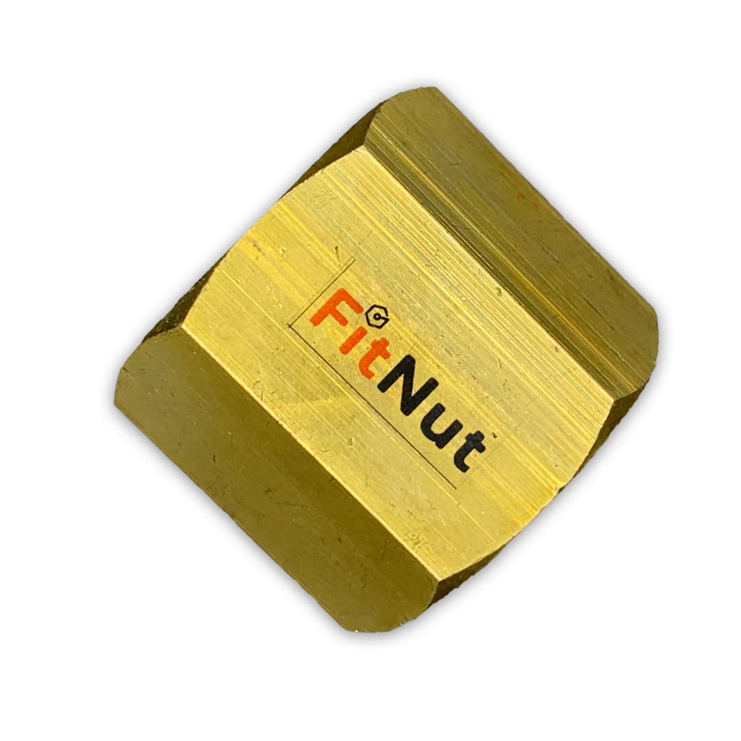 Fit Nut BSP 1” x 1” Brass Union Socket Connector/Coupling for Pipe Fitting | Female x Female Thread | Pack of 1| (1” x 1” BSP) (B09YXVJWKN) Amazon Price History, Amazon Price Tracker