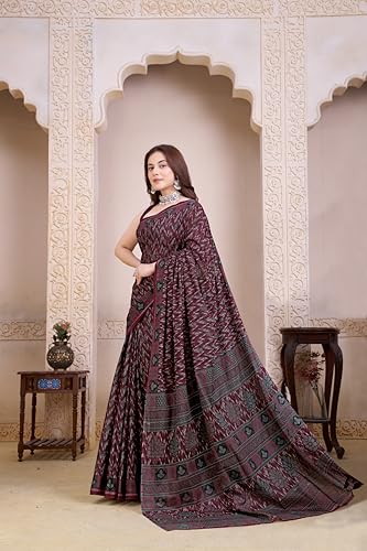 Image of TAMAIRA FASHION Mulmul Pure Cotton Saree For Woman |Office Wear Daily Wear Daily Wear Sarees For Women Without Blouse Piece(Available in 12 Colours)