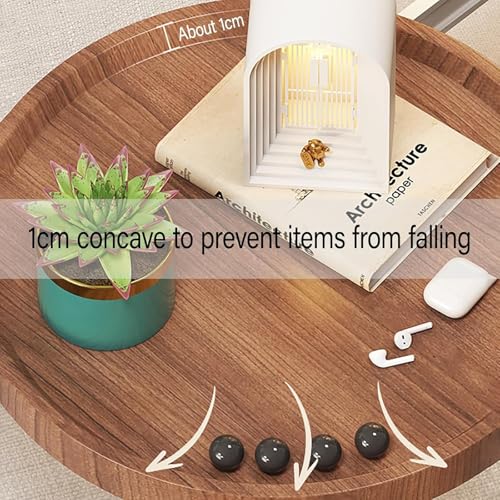 Table basse ronde murale pliable pour libérer le sol et désencombrer votre studio - 6
